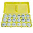 (18) Miscellaneous Assorted Mixed Brands White Golf Balls