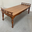 Mersman Vintage Maple Wood Side Rails Coffee Table