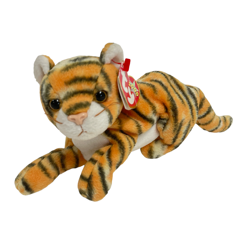 TY 2000 Beanie Babies India The Tiger Stuffed Toy Beanbag Plush