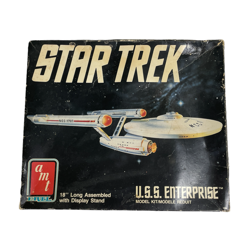 AMT ERTL Star Trek USS Enterprise 18" Model Kit w/ Display Stand 6676