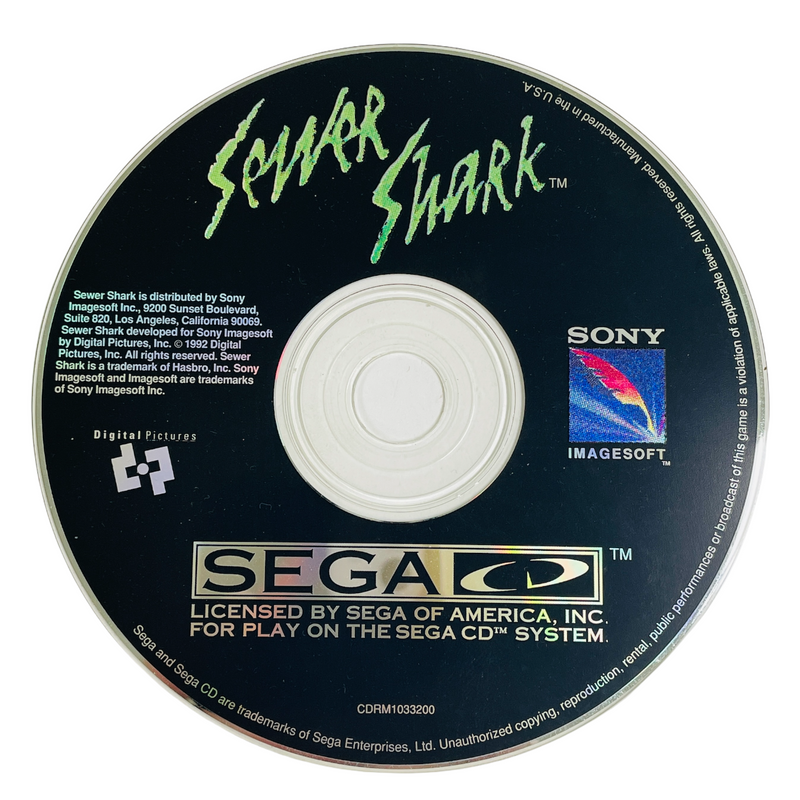 Sewer Shark Sega CD
