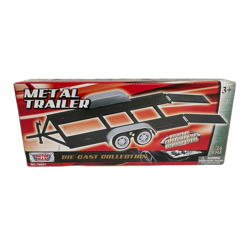 Motormax 1:24 Scale Replica Metal Die-Cast Car Trailer 76001