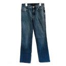 New York & Company Womens Wide Leg Blue Jeans