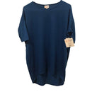 LuLaRoe Womens High Low Short Sleeve Shirt