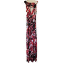 Bisou Bisou Womens Sleeveless Tie Keyhole Neck Multi Color Dress