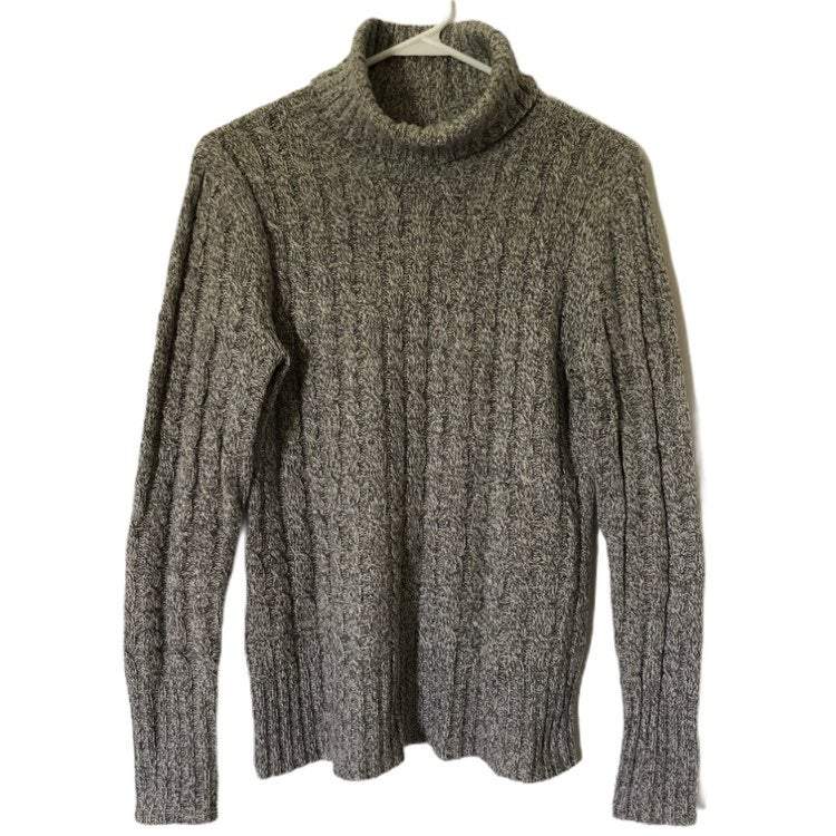 New York & Company Womens Grey Turtleneck Sweater