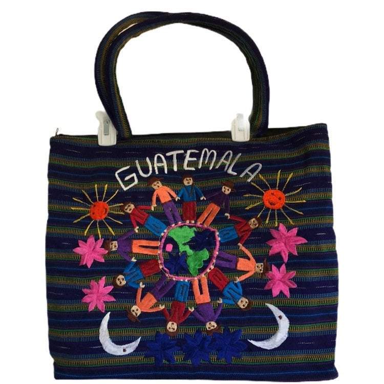 Guatemala Decorative 1 Large Tote Plus 2 Small Bags