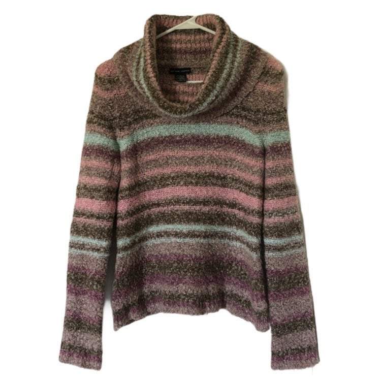 New York & Company Womens Multi Color Turtleneck Sweater
