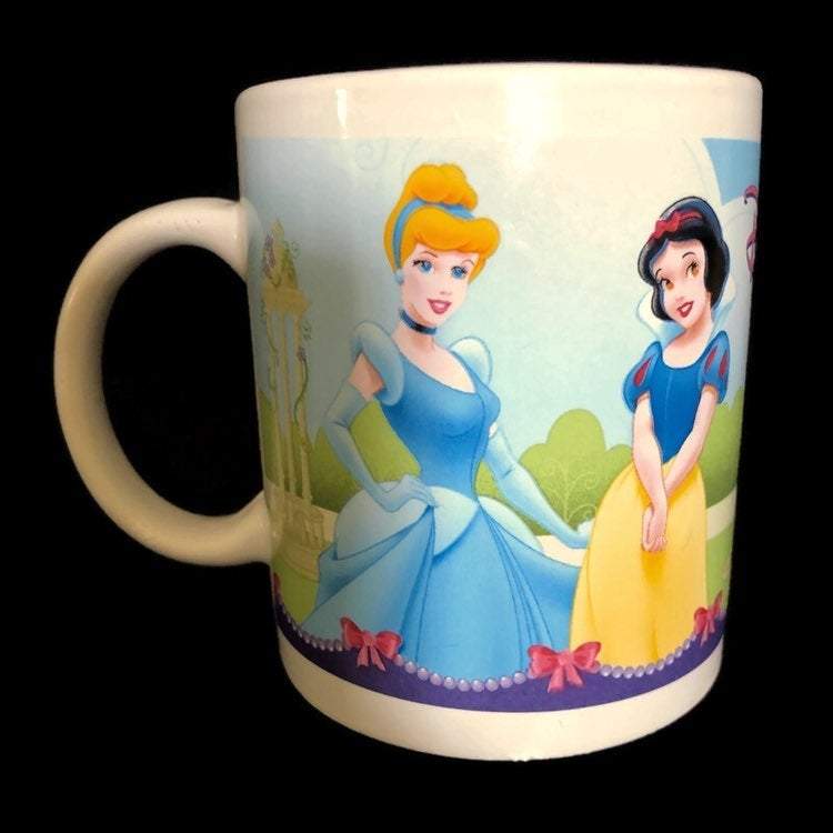 Disney Princess Cinderella Snow White Aurora Sleeping Beauty Ariel 10 oz Coffee Mug