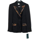 Harve Benard Womens One Button Blazer